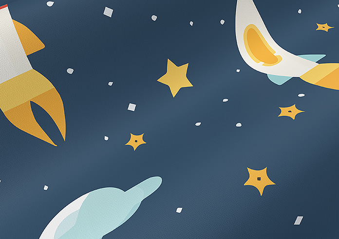 Blast Off, Spacebound - Roller Blind - Image 4